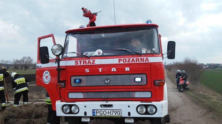 Pożar w Wilkowie Polskim FOTO