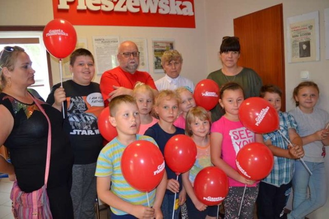 Dzieci z Broniszewic odwiedziły naszą redakcję