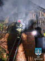 Kolejny pożar w gminie Kożuchów. Tym razem z ogniem walczyło sześć jednostek straży
