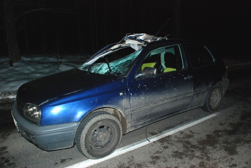 Do wypadku doszło 27 marca po godz. 18 w okolicach Bytowa.
