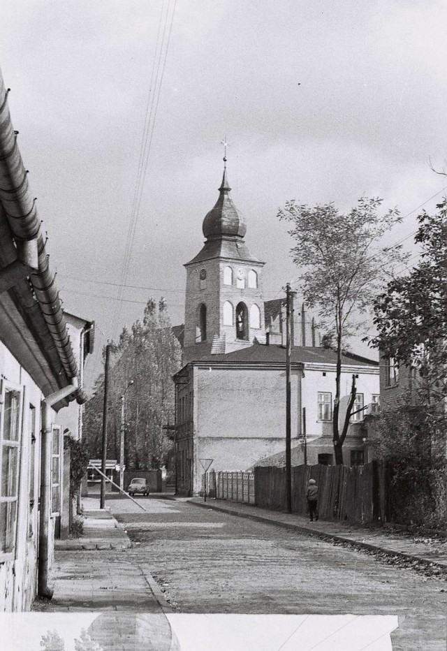 Sieradz ponad pół wieku temu. Stare miasto i kolegiata