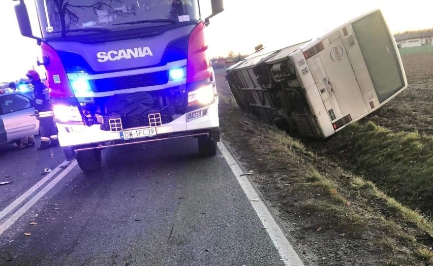 Bardzo groźny wypadek pod Wrocławiem