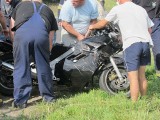 Groźny wypadek motocyklisty!