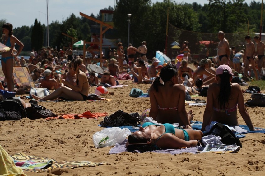 Gdy świeci słońce plaże w naszym regionie zawsze przeżywają...