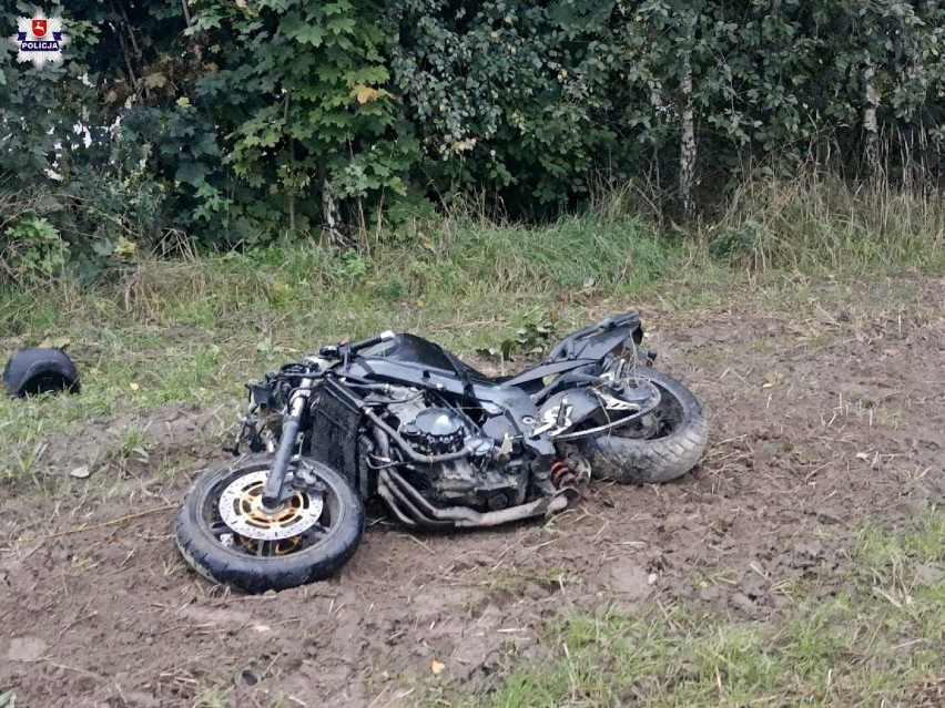 Śmiertelne potrącenie pieszego w Polskowoli w pow. janowskim. 52-latek został potrącony przez motocykl