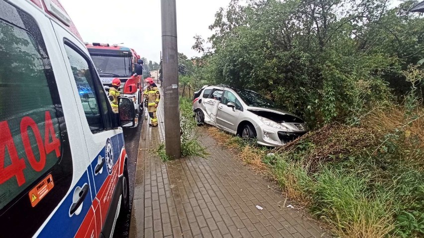 Wypadek na ulicy Poznańskiej w Kaliszu
