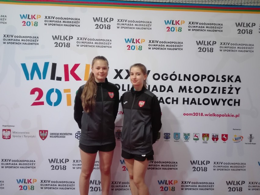 Majka Majdecka i Ewa Mazurek dzielnie walczyły w Ogólnopolskiej Olimpiadzie Młodzieży, która odbyła się w Luboniu