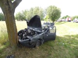Wypadek w Wólce Rozwadowskiej: Peugeot zderzył się z motocyklem (ZDJĘCIA)