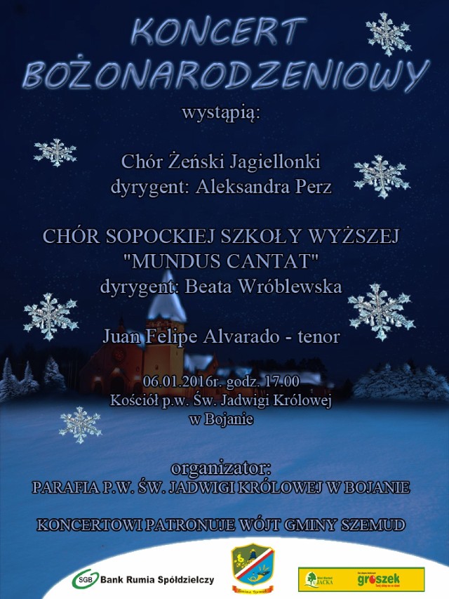 Koncert Bożonarodzeniowy w Bojanie