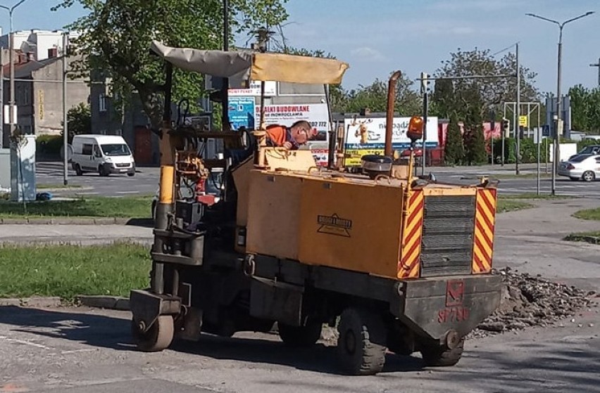 W Inowrocławiu rozpoczął się remont parkingu przed Starostwem [zdjęcia]