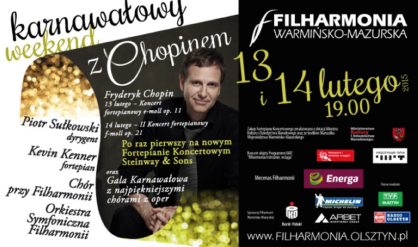 Karnawałowy weekend z Chopinem w Filharmonii...