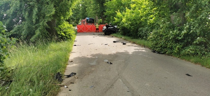 Malbork-Sztum. 20-latka zginęła po uderzeniu autem w drzewo. Policja będzie dokładnie wyjaśniać, co było przyczyną tragedii