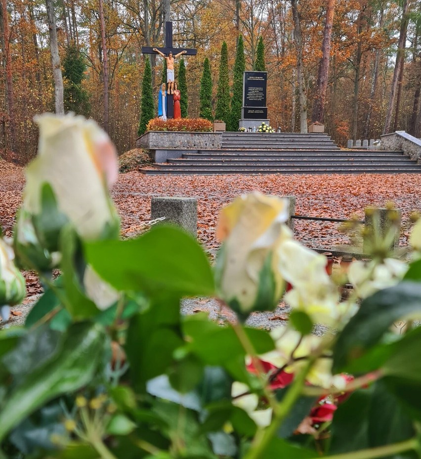 Przedstawiciele gminy Starogard Gdański upamiętnili ofiary zbrodni w Lesie Szpęgawskim