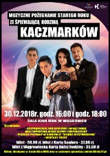 Koncert noworoczny w Wągrowcu odbędzie się dwa razy. Rodzina Kaczmarków zaśpiewa także o godzinie 18. 