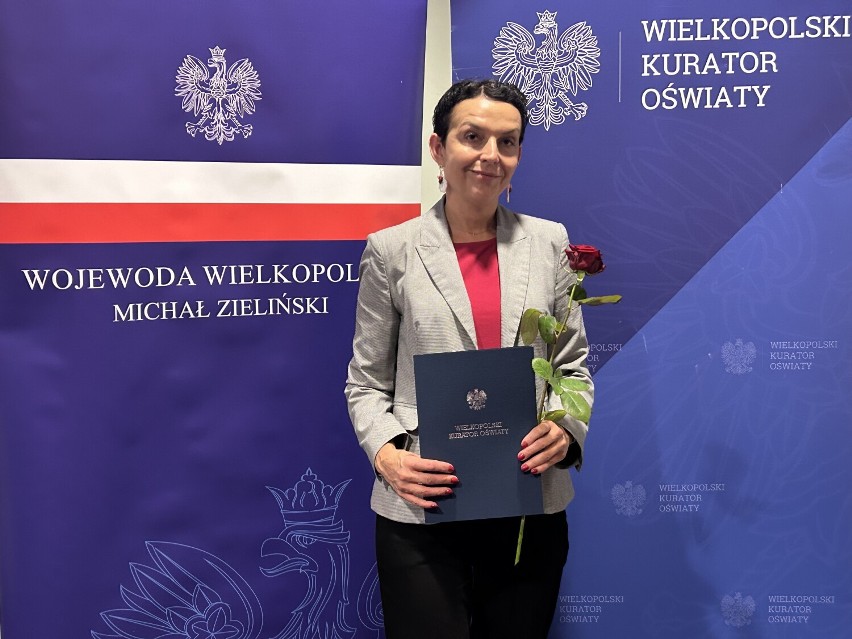 Nagrodę Wielkopolskiego Kuratora Oświaty przyznano Sylwii Zagórskiej! Wyróżnienie za wyjątkowe zasługi w pracy dydaktycznej