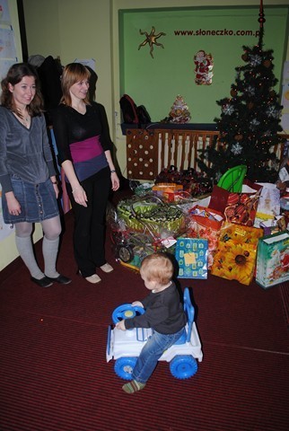 Święty Mikołaj u dzieci autystycznych