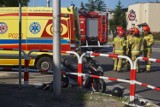 Wypadek na alei Wojska Polskiego w Kaliszu. Potrąciła autem motorowerzystę. ZDJĘCIA