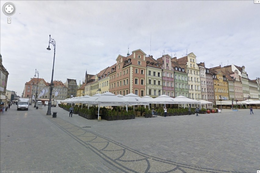 Wrocław na zdjęciach Google Street View