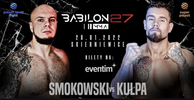 Łukasz Kulpa na gali Babilon MMA 27.