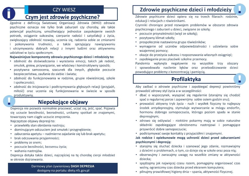 Jak dbać o zdrowie psychiczne? Leczenie depresji i innych chorób umysłu jest dostępne bezpłatnie w ramach NFZ.