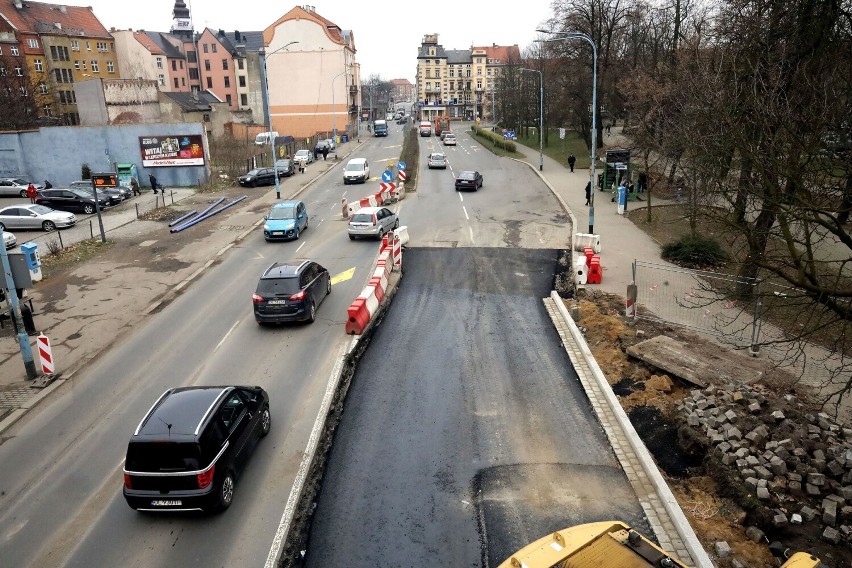 Przebudowa ulicy Pocztowej w Legnicy, zobaczcie aktualne zdjęcia