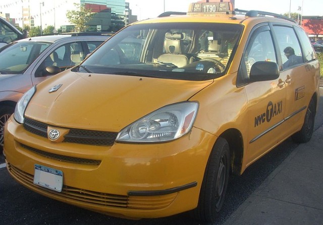 pomarańczowa taksówka
