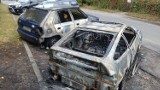 Toruń: Pożar samochodów przy ul. Sportowej [ZDJĘCIA]