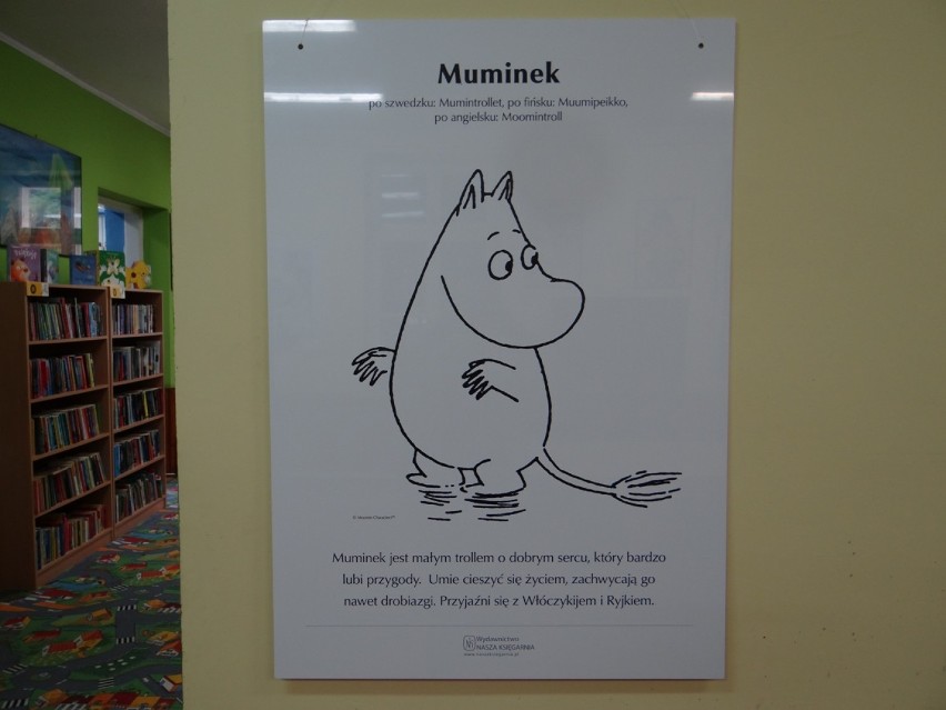 Wystawa „Muminki” w Miejskiej Bibliotece Publicznej w...