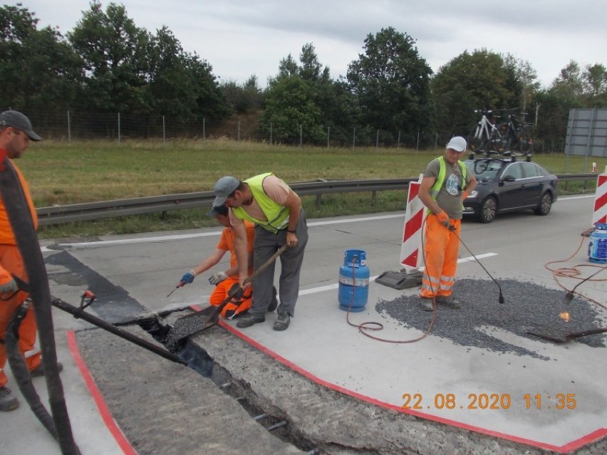 Uwaga kierowcy! Zapadła się autostrada. Na A4 będzie wymiana betonowych płyt (SZCZEGÓŁY, ZDJĘCIA)