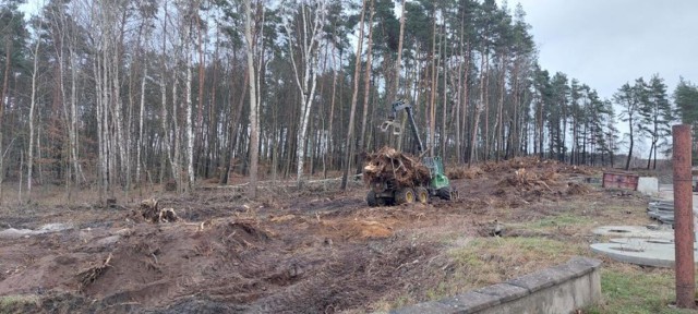 Plac budowy łącznika obwodnicy Szczecinka z DK20