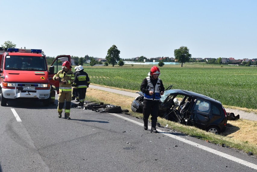 W piątek na drodze krajowej nr 12 zderzyły się dwa samochody