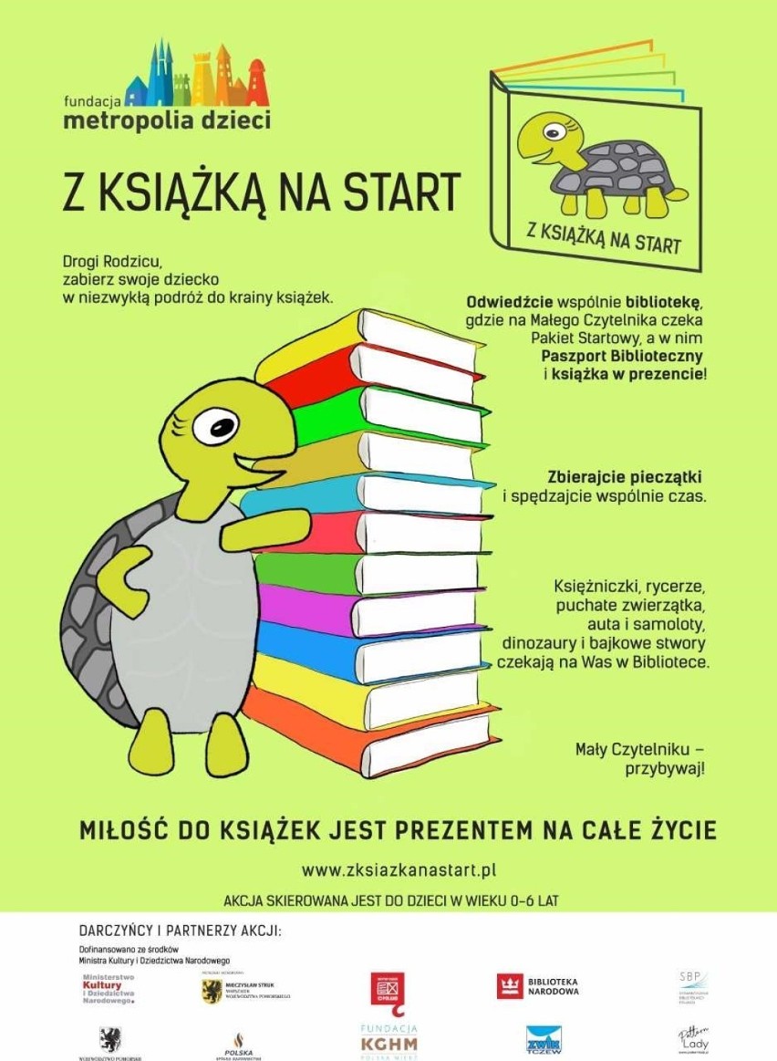 "Z książką na start" w Malborku dla dzieci i rodziców. MBP zaprasza też na "Błażeja w garderobie..."