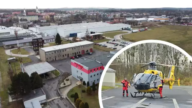 Mężczyzna został przetransportowany do szpitala w Opolu śmigłowcem LPR.