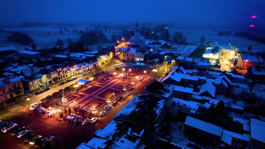 Panorama Ryczywołu z lotu ptaka w obiektywie Adriana Krupczyńskiego [ZDJĘCIA]