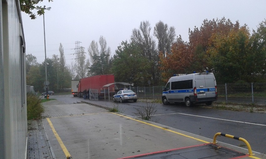 Akcja "Waga" w Łodzi. Policjanci ważyli ciężarówki [ZDJĘCIA]