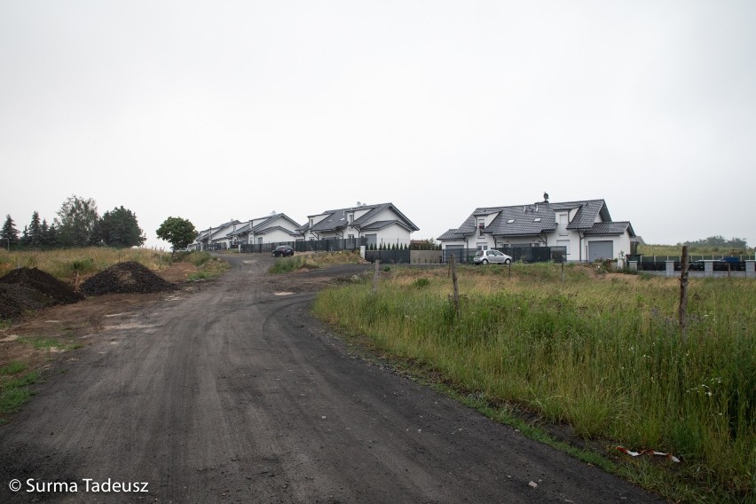 W obiektywie Tadeusza Surmy: przy nowej ulicy Widokowej w Stargardzie rośnie nowe osiedle domków
