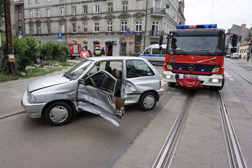 Wypadek na Gdańskiej w Łodzi przy 6. Sierpnia