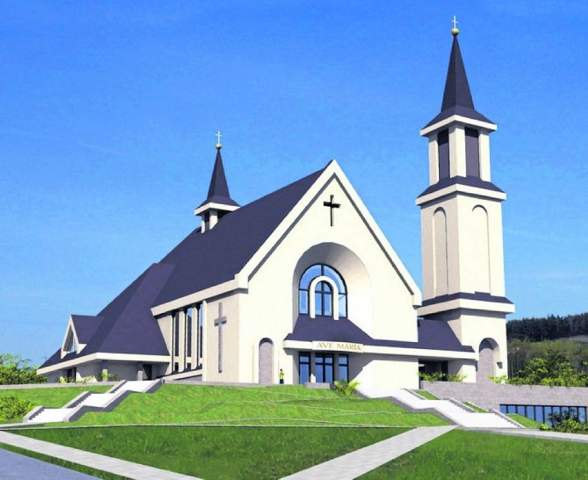 Projekt nowego kościoła stworzył Marek Jasiewicz, architekt...
