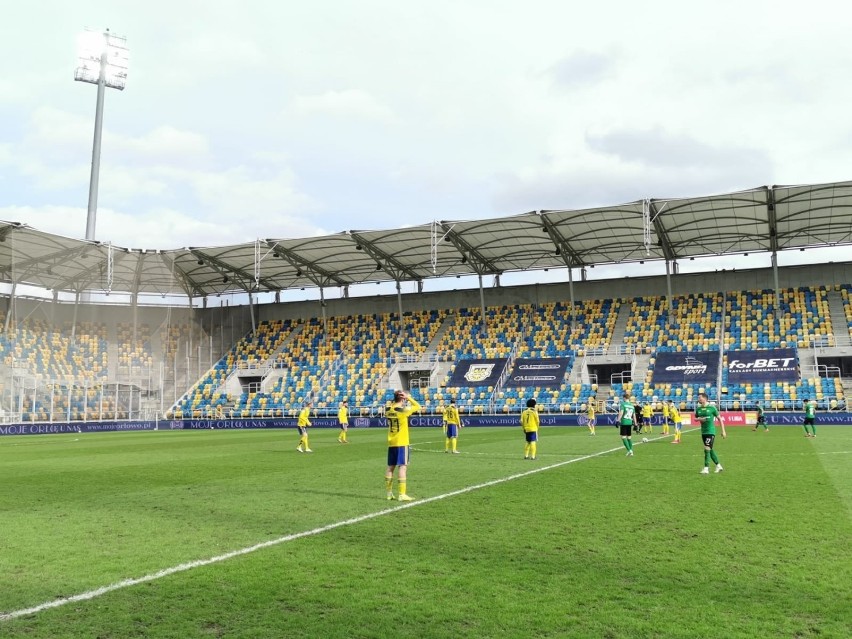 Fortuna 1. Liga. Arka Gdynia gorsza od Górnika Łęczna. Druga z rzędu porażka żółto-niebieskich. 13.03.2021 