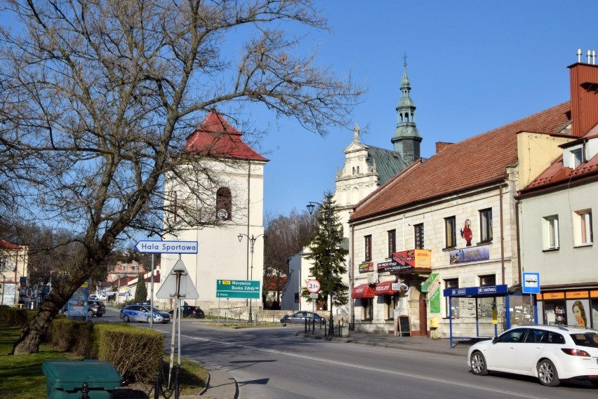 Wiosenny, pusty Pińczów... Takiego widoku zapewne od lat nie...