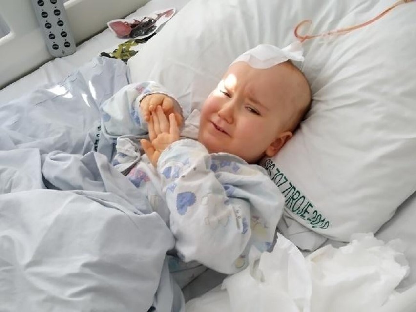 Tczew. 3-letni Patryk cierpi na guza mózgu - jego życie "wyceniono" na ponad 610 tys. zł