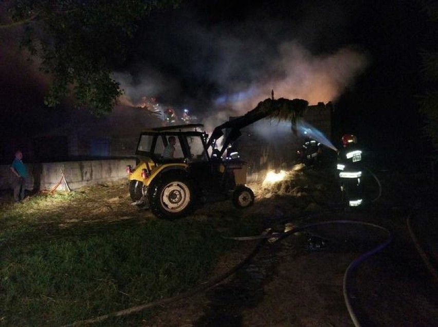 19 sierpnia - pożar stodoły w Szczerbach