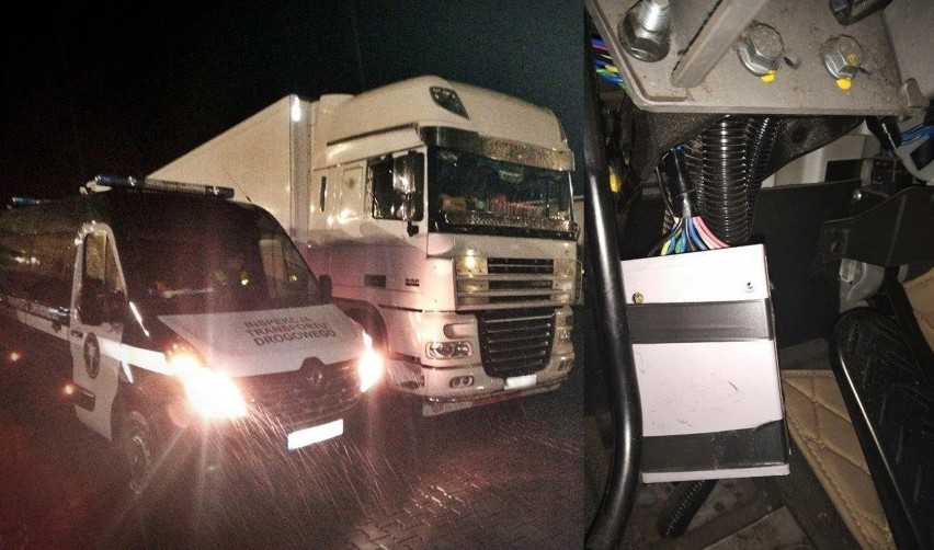 Rosyjska ciężarówka przemierzała Europę z wyłącznikiem tachografu. Lubelscy inspektorzy zachowali czujność