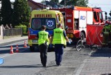 Tragiczny wypadek na drodze krajowej w Kadłubie. Zginęła 56-letnia rowerzystka z Wielunia AKTUALIZACJA