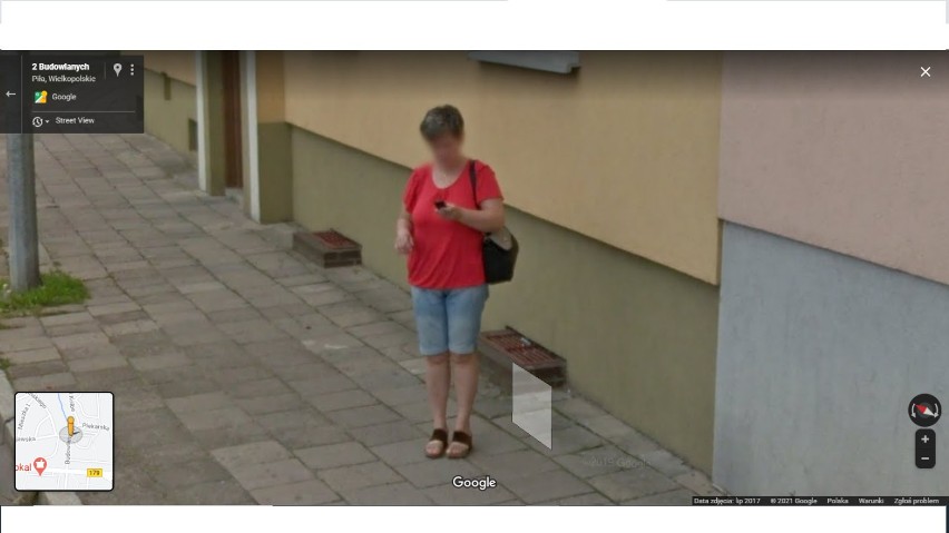 Kobiety przyłapane na ulicach Piły. Jak widzi je Google Street View 