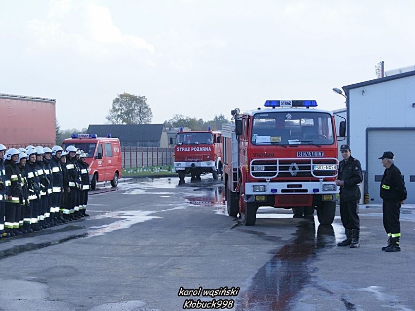 Ćwiczenia strażaków z gminy Lipie