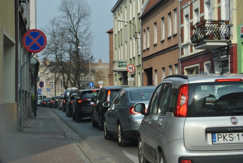 Zakorkowane ulice w Kościanie to zmora kierowców. Zobaczcie zdjęcia 