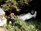 Wypadek Krupy - Darłowo: zderzyły się 3 samochody, 2 osoby ranne ZDJĘCIA