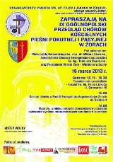 Kościoły Żory: 16 marca IX Ogólnopolski Przegląd Chórów Kościelnych Pieśni Pokutnej i Pasyjnej