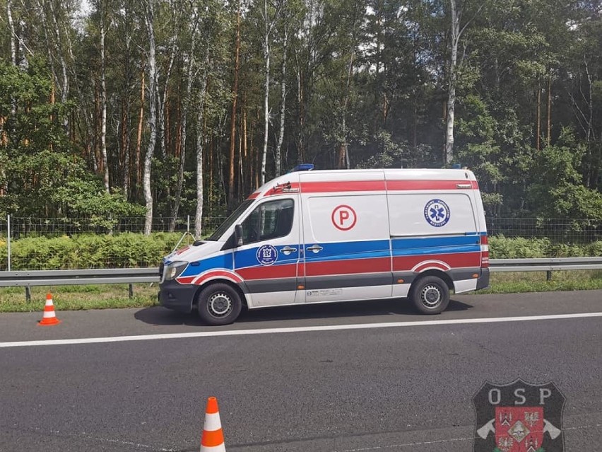 Wypadek na autostradzie A4 pomiędzy Krakowem a Chrzanowem,...